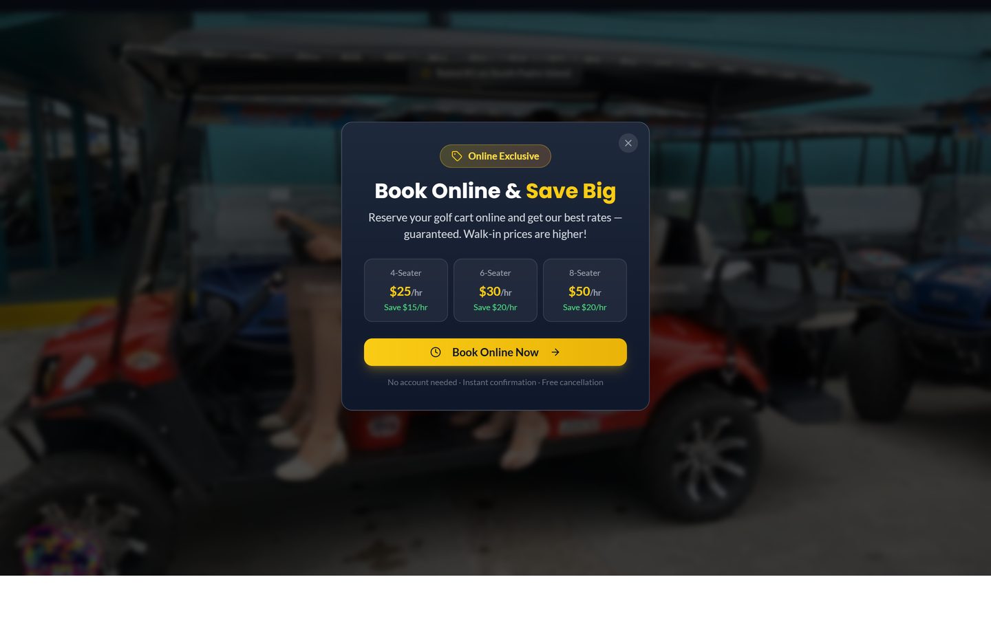 SPI Fun Rentals website built by Antigravity Digital